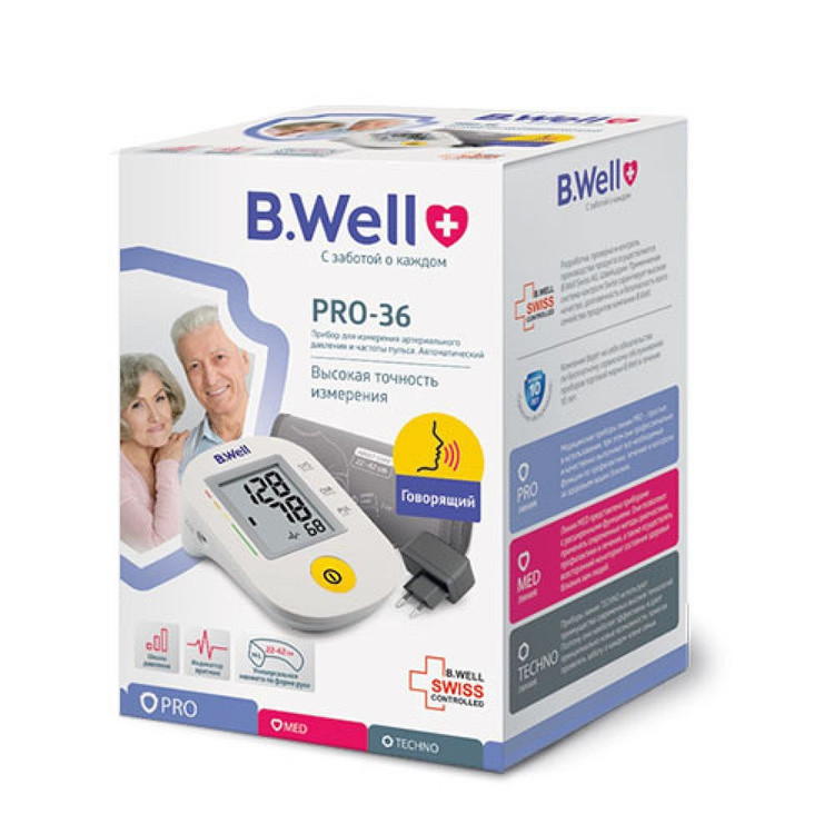 فشارسنج بازویی دیجیتال اتوماتیک سخنگوی فارسی مدلPRO_36 (ساخت سوئیس) اصل
